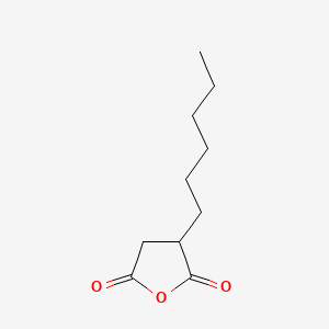 molecular formula C10H16O3 B1622927 2,5-Furandione, 3-hexyldihydro- CAS No. 46201-48-3