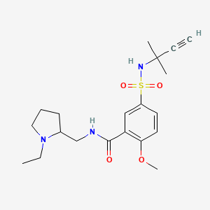 molecular formula C20H29N3O4S B1622929 Tinisulpride CAS No. 69387-87-7