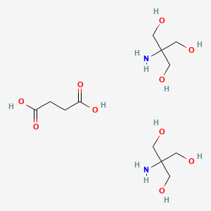 molecular formula C12H28N2O10 B1622931 Di(tris[hydroxymethyl]aminomethane) succinate CAS No. 84540-64-7