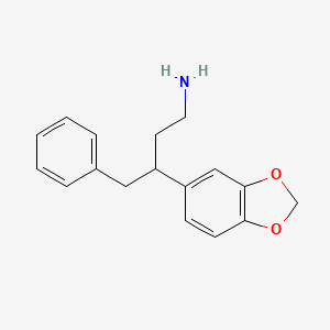 molecular formula C17H19NO2 B1622939 3-Benzo[1,3]dioxol-5-yl-4-phenyl-butylamine CAS No. 374759-53-2