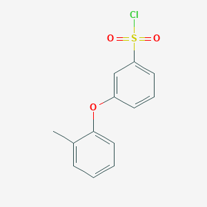 molecular formula C13H11ClO3S B1622941 3-(2-methylphenoxy)benzenesulfonyl Chloride CAS No. 885950-88-9