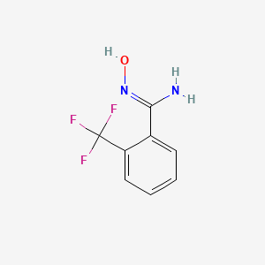 molecular formula C8H7F3N2O B1622943 N'-hydroxy-2-(trifluoromethyl)benzenecarboximidamide CAS No. 40067-66-1