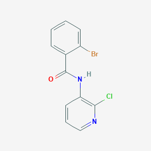 molecular formula C12H8BrClN2O B1622945 Benzamide, 2-bromo-N-(2-chloro-3-pyridinyl)- CAS No. 84446-17-3