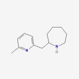 2-[(6-Methylpyridin-2-yl)methyl]azepane