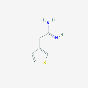 2-Thiophen-3-YL-acetamidine