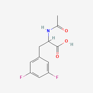 molecular formula C11H11F2NO3 B1622949 N-Acetyl-3-(3,5-difluorophenyl)-DL-alanine CAS No. 266360-52-5