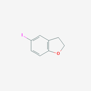 molecular formula C8H7IO B162295 5-碘-2,3-二氢苯并呋喃 CAS No. 132464-84-7