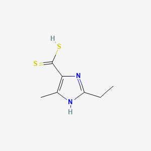 2-Ethyl-5-methyl-1H-imidazole-4-carbodithioic acid