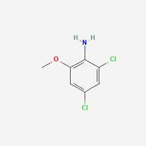 molecular formula C7H7Cl2NO B1622958 2,4-Dichloro-6-methoxyaniline CAS No. 93839-14-6