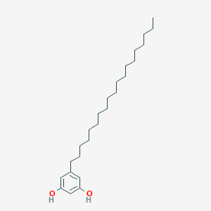 molecular formula C25H44O2 B162296 5-Nonadecylbenzene-1,3-diol CAS No. 35176-46-6