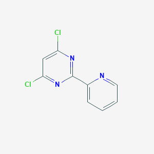 molecular formula C9H5Cl2N3 B162299 4,6-Dichloro-2-(2-pyridinyl)pyrimidine CAS No. 10235-65-1