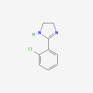 molecular formula C9H9ClN2 B1622994 2-(2-chlorophenyl)-4,5-dihydro-1H-imidazole CAS No. 61033-69-0