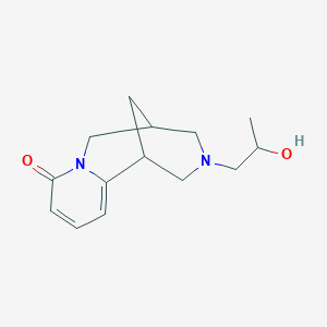molecular formula C14H20N2O2 B1623002 12-(2-Hydroxypropyl)-cytisine CAS No. 29215-67-6