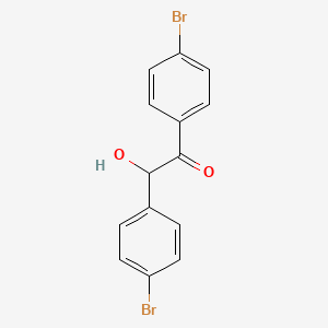 molecular formula C14H10Br2O2 B1623003 1,2-bis(4-bromophenyl)-2-hydroxyethanone CAS No. 4254-18-6