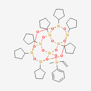 molecular formula C44H74O13Si9 B1623008 PSS-METHYLPHENYLVINYLSILYLOXY-HEPTACYCL& CAS No. 312693-48-4