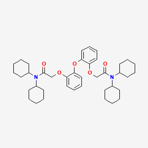 molecular formula C40H56N2O5 B1623010 2,2'-{Oxybis[(2,1-phenylene)oxy]}bis(N,N-dicyclohexylacetamide) CAS No. 96476-01-6