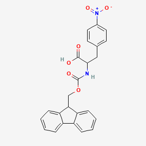 molecular formula C24H20N2O6 B1623014 2-(9H-fluoren-9-ylmethoxycarbonylamino)-3-(4-nitrophenyl)propanoic Acid CAS No. 250740-52-4