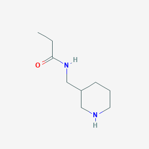 molecular formula C9H18N2O B1623017 N-Piperidin-3-ylmethyl-propionamide CAS No. 886507-05-7