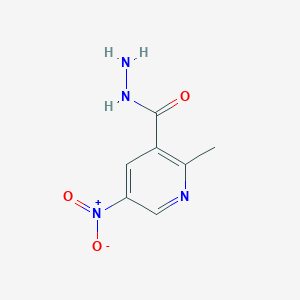 molecular formula C7H8N4O3 B1623025 2-Methyl-5-nitronicotinohydrazide CAS No. 330439-22-0
