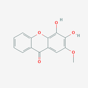 molecular formula C14H10O5 B162303 3,4-Dihydroxy-2-methoxyxanthone CAS No. 6702-55-2