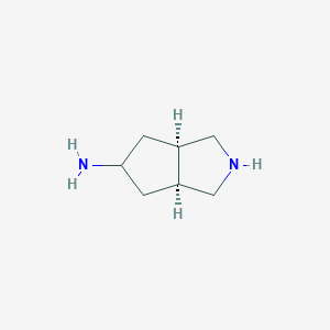 (3aR,6aS)-1,2,3,3a,4,5,6,6a-octahydrocyclopenta[c]pyrrol-5-amine