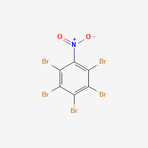 molecular formula C6Br5NO2 B1623046 1,2,3,4,5-Pentabromo-6-nitrobenzene CAS No. 22230-46-2