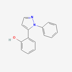 molecular formula C15H12N2O B1623047 2-(1-Phenyl-1H-pyrazol-5-YL)phenol CAS No. 42089-79-2