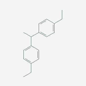 molecular formula C18H22 B162306 Ethane, 1,1-bis(p-ethylphenyl)- CAS No. 10224-91-6