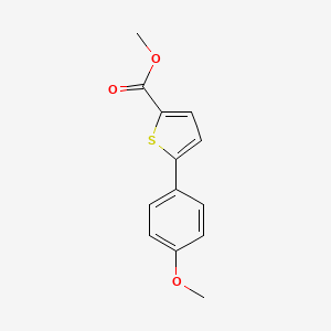 molecular formula C13H12O3S B1623061 Methyl 5-(4-methoxyphenyl)thiophene-2-carboxylate CAS No. 69202-21-7