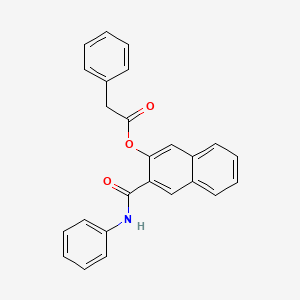 molecular formula C25H19NO3 B1623084 Naphthol AS phenylacetate CAS No. 95819-29-7