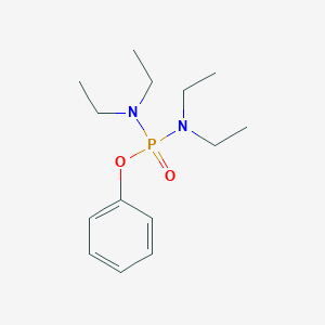molecular formula C14H25N2O2P B1623087 Phenyl N,N,N',N'-tetraethylphosphorodiamidate CAS No. 4519-33-9
