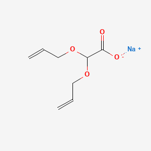 molecular formula C8H11NaO4 B1623096 Sodium diallyloxyacetate CAS No. 24310-01-8