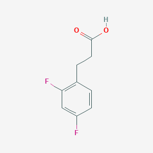molecular formula C9H8F2O2 B162310 3-(2,4-Difluorophenyl)propionic acid CAS No. 134672-70-1