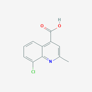 molecular formula C11H8ClNO2 B1623129 8-Chloro-2-methylquinoline-4-carboxylic acid CAS No. 52413-67-9
