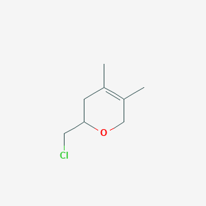 2-(chloromethyl)-4,5-dimethyl-3,6-dihydro-2H-pyran