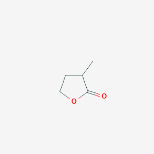 molecular formula C5H8O2 B162315 alpha-Methyl-gamma-butyrolactone CAS No. 1679-47-6