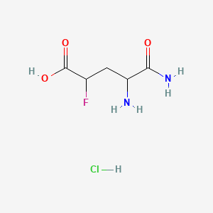4,5-Diamino-2-fluoro-5-oxovaleric acid hydrochloride