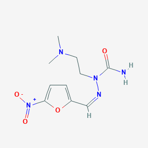 Hydrazinecarboxamide, 1-[2-(dimethylamino)ethyl]-2-[(5-nitro-2-furanyl)methylene]-