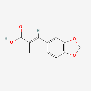 3-(1,3-Benzodioxol-5-yl)methacrylic acid