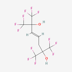 1,1,1,7,7,7-Hexafluoro-2,6-bis(trifluoromethyl)hept-3-ene-2,6-diol