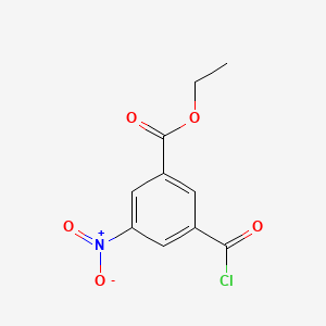 molecular formula C10H8ClNO5 B1623194 Ethyl 3-(chlorocarbonyl)-5-nitrobenzoate CAS No. 93951-16-7