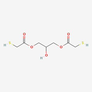 B1623226 2-Hydroxy-1,3-propanediyl bis(mercaptoacetate) CAS No. 63657-12-5