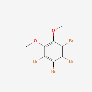 molecular formula C8H6Br4O2 B1623240 1,2,3,4-Tetrabromo-5,6-dimethoxybenzene CAS No. 26884-57-1