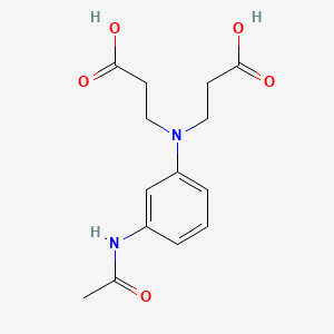 beta-Alanine, N-[3-(acetylamino)phenyl]-N-(2-carboxyethyl)-