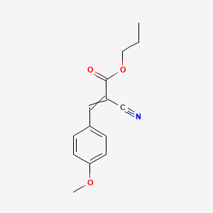 Propyl 2-cyano-3-(4-methoxyphenyl)acrylate