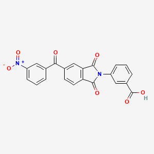 3-(5-(3-Nitrobenzoyl)-1,3-dioxoisoindolin-2-yl)benzoic acid