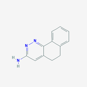 molecular formula C12H11N3 B1623271 5,6-dihydrobenzo[h]cinnolin-3-amine CAS No. 627529-41-3