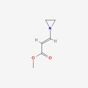 1-Aziridineacrylic acid, methyl ester