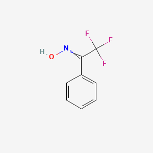 molecular formula C8H6F3NO B1623286 N-(2,2,2-trifluoro-1-phenylethylidene)hydroxylamine CAS No. 655-25-4