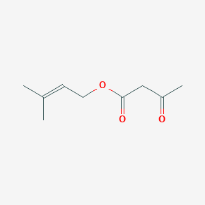 molecular formula C9H14O3 B1623323 3-methylbut-2-enyl 3-oxobutanoate CAS No. 21597-32-0